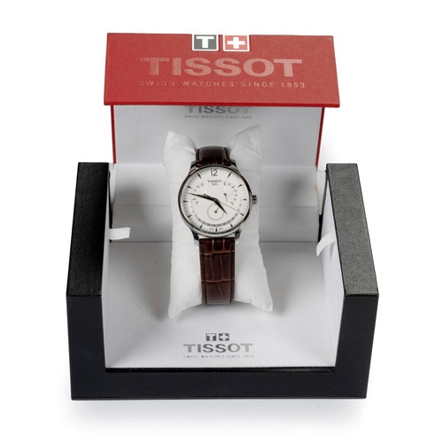 1089 - A STAINLESS-STEEL WRISTWATCH, TISSOT T CLASSIC TRADITIONAL PERPETUAL CALENDAR