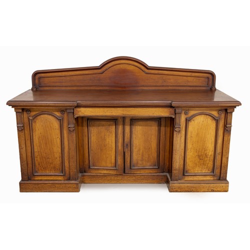 414 - A VICTORIAN MAHOGANY SIDEBOARD