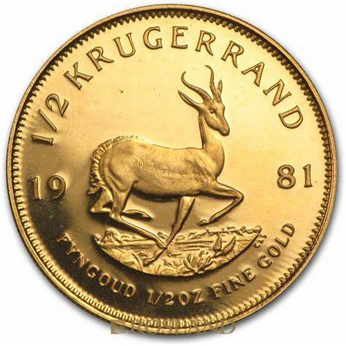 109 - A HALF OUNCE KRUGERRAND 1981