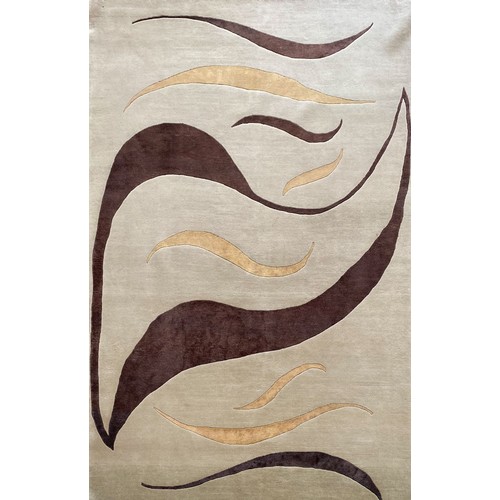 68 - AN INDO NEPAL RUG, INDIAN, MODERN265 by 185cm