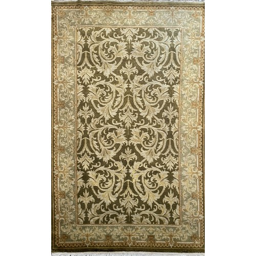 91 - AN INDIAN RUG, MODERN274 by 183cm