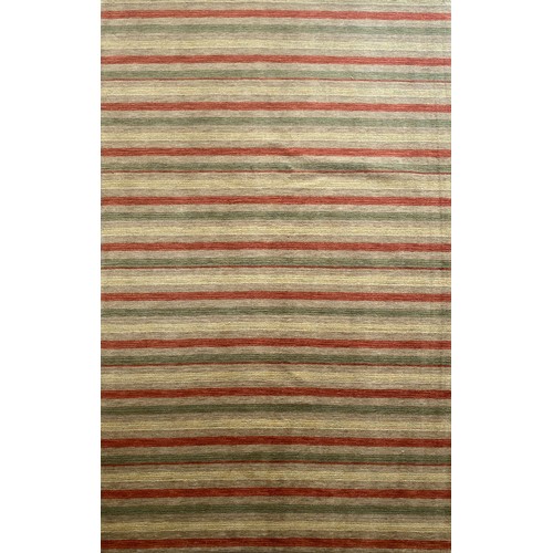 102 - A HAND LOOM RUG, INDIA, MODERN228 by 185cm