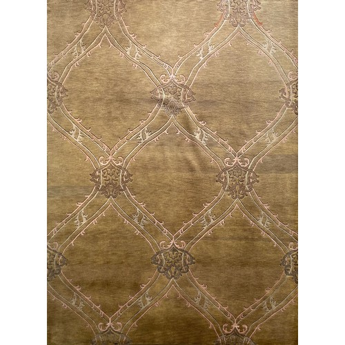 81 - AN INDO NEPAL CARPET, INDIA, MODERN300 by 245cm