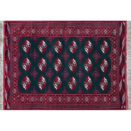 149 - A TURKMAN RUG, IRAN, MODERN130 by 95cm