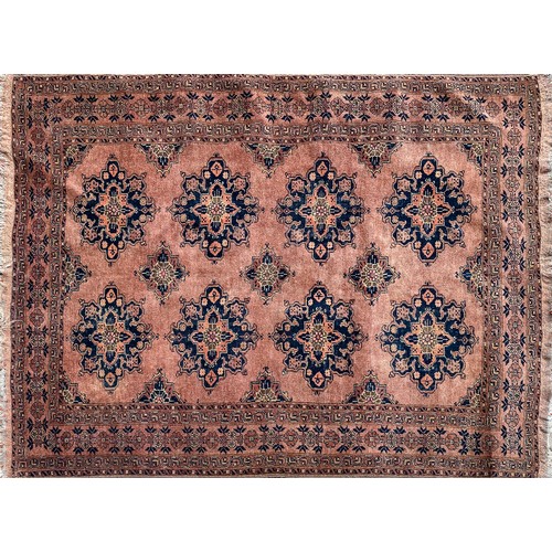 134 - AN EASARY TORY HANGING AFGHAN190 by 135cm