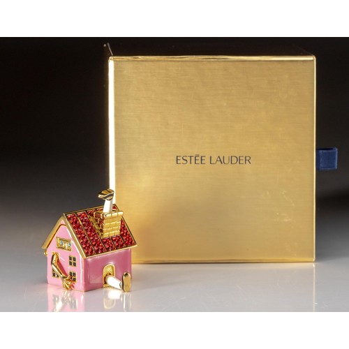 162 - AN ESTEE LAUDER SOLID PERFUME COMPACT, ALL GROWN UP - DESIGNED BY LUXURY JEWELLERY DESIGNER AND STOR... 