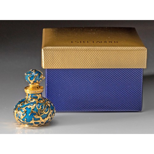 88 - AN ESTEE LAUDER SOLID PERFUME COMPACT, BEJEWELED BOTTLED, 2005