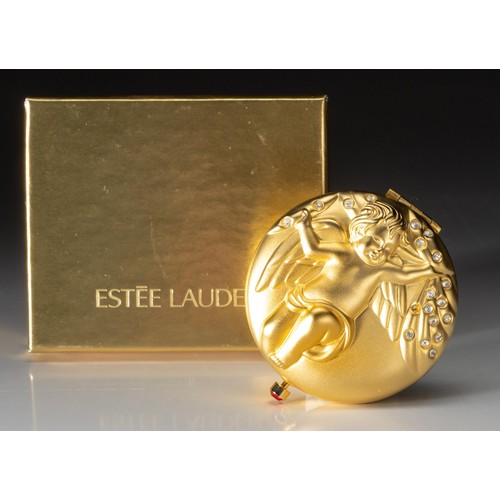 47 - AN ESTEE LAUDER POWDER COMPACT, JANUARY ANGEL GABRIEL COMPACT, 1997