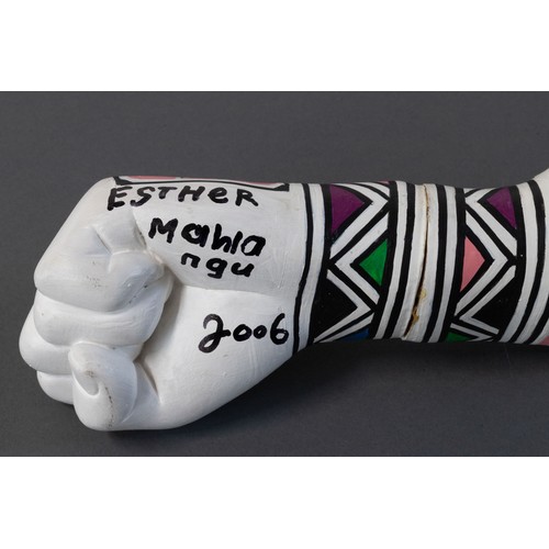 596 - Esther Mahlangu (South African 1935 - ) SOUTH AFRICAN SOCIETY FOR SURGERY OF THE HAND 34th CONGRESS,... 
