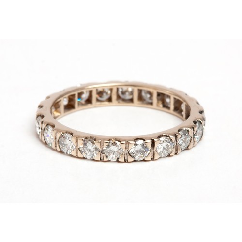 297 - A DIAMOND ETERNITY RING