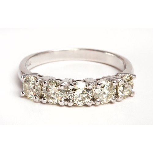 298 - A DIAMOND ETERNITY RING