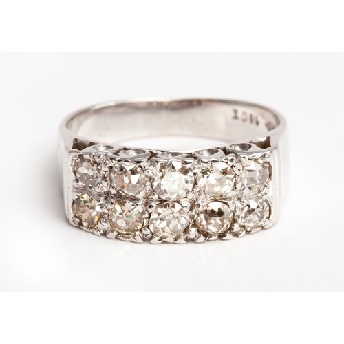 296 - A DIAMOND ETERNITY RING