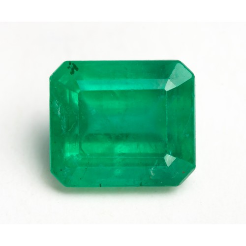 429 - AN EMERALD-CUT EMERALD 1.23 CARATS