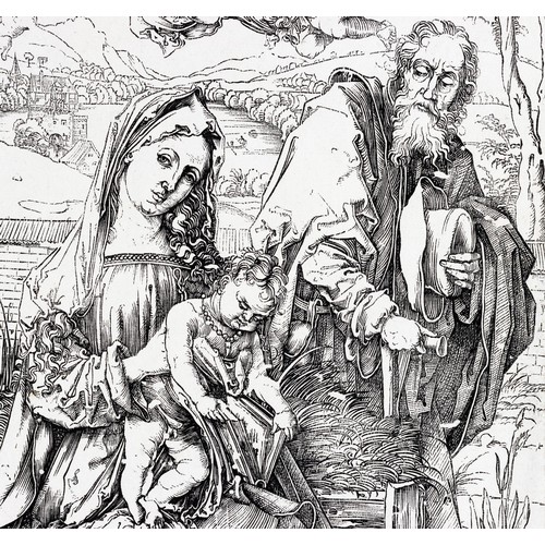 523 - Albrecht Dürer (German 1471 - 1528) THE HOLY FAMILY WITH THE THREE HARES