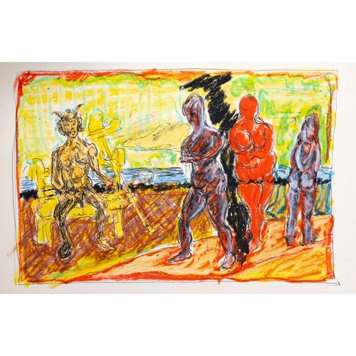 541 - A.R. Penck aka Ralf Winkler (German 1939 - 2017) BRIGADE BUCH (PENCK'S 1971 PRIVATE SKETCHBOOK)