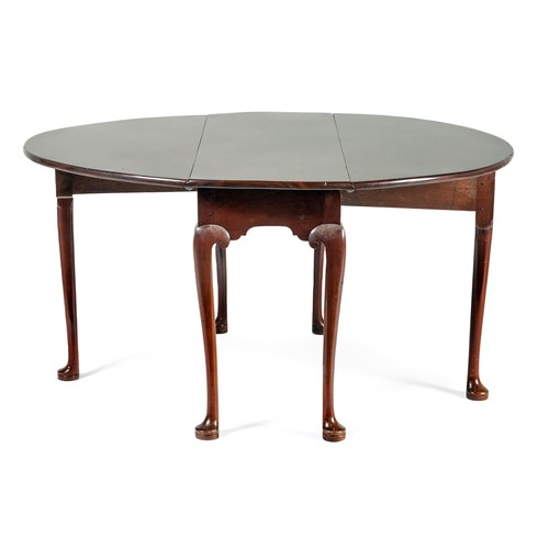 659 - A MAHOGANY GATE-LEG TABLE, 19TH CENTURY