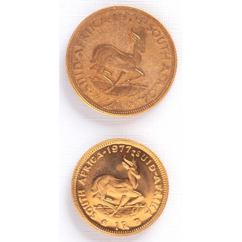 69 - A GOLD R2 & R1 GOLD COIN SET