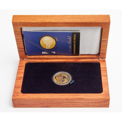 96 - A NELSON MANDELA 1/2 OUNCE MEDALLION