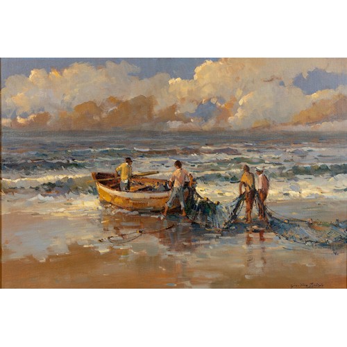 447 - Gian-Piero Garizio (South African 1931 - ) FISHERMEN