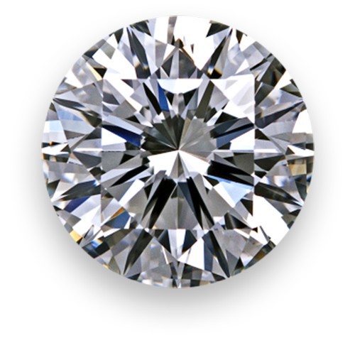 1050 - A ROUND BRILLIANT-CUT DIAMOND 0,54 CARATS