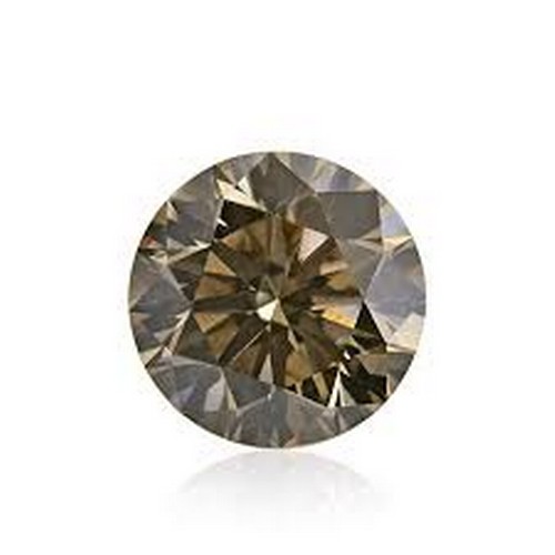 1057 - A ROUND BRILLIANT-CUT DIAMOND BROWNISH 1,10 CARATS