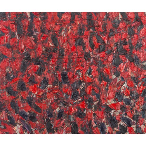 589 - Asanda Kupa (South African 1981 - ) ABSTRACT IN RED AND BLACK