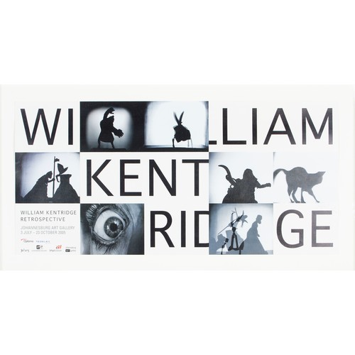 610 - William Joseph Kentridge (South African 1955 - ) WILLIAM KENTRIDGE RETROSPECTIVE, POSTER