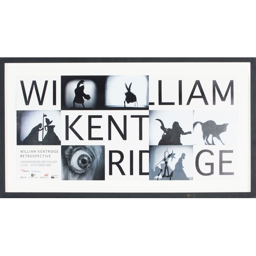 610 - William Joseph Kentridge (South African 1955 - ) WILLIAM KENTRIDGE RETROSPECTIVE, POSTER