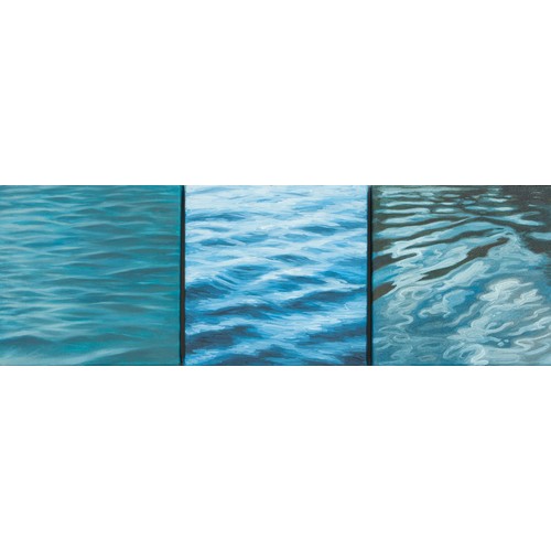 613 - Lionel Smit (South African 1982 - ) WATER MOVEMENTS, triptych