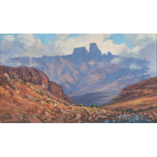 668 - Willem Hermanus Coetzer (South African 1900 - 1983) DRAKENSBERG