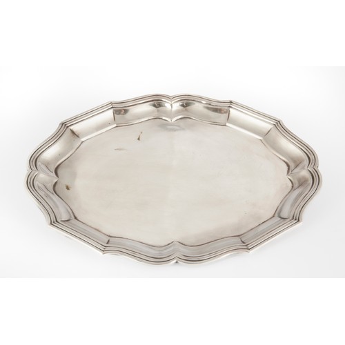 86 - GERMAN SILVER OVAL SERVING DISH