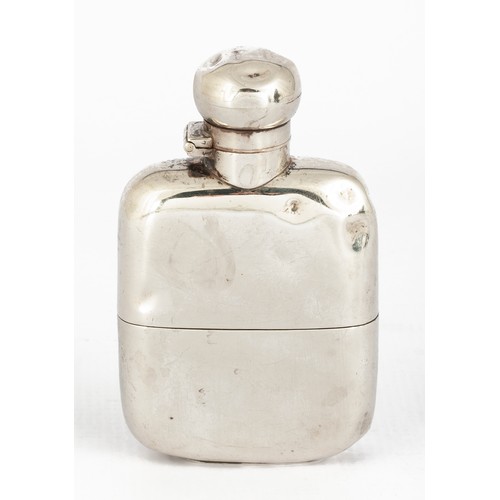 143 - SILVER FLASK