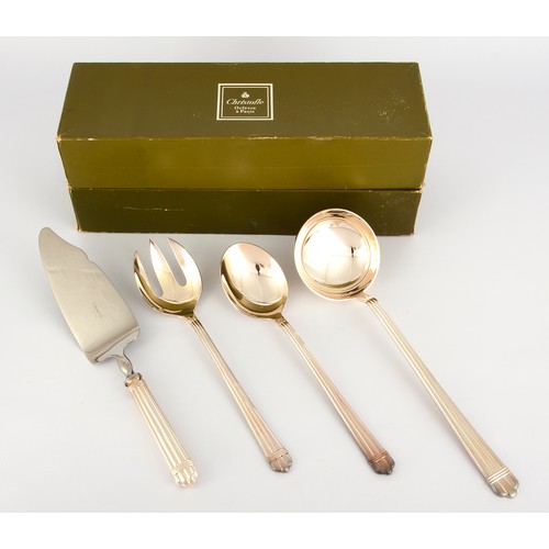 183 - FOUR CHRISTOFLE SILVER-PLATED SERVING PIECES