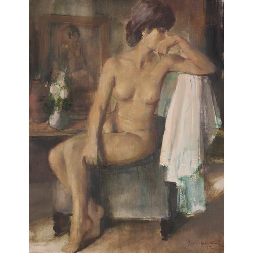 1012 - Irmin Henkel (South African 1921 - 1977) PENSIVE NUDE