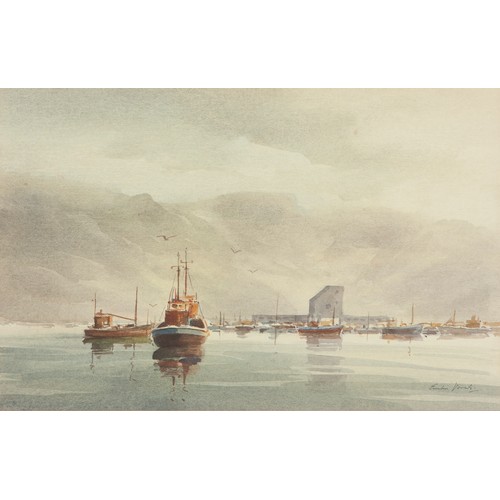 1006 - Enslin Vorster (South African 1934 -) MISTY MORNING HOUT BAY