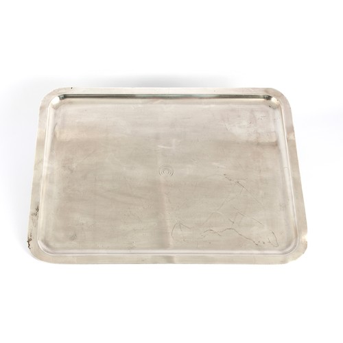 178 - A RECTANGULAR SILVER-PLATED TRAY, CHRISTOFLE