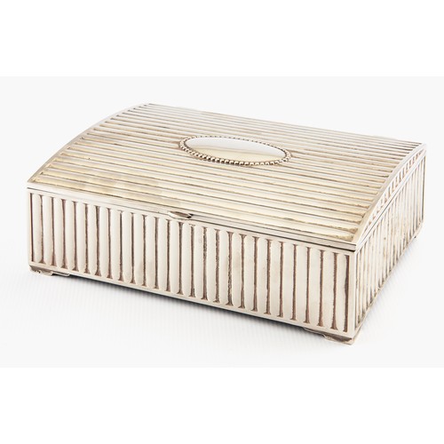 121 - ELECTROPLATE RECTANGULAR JEWELLERY BOX