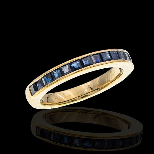 1157 - A SAPPHIRE ETERNITY RING