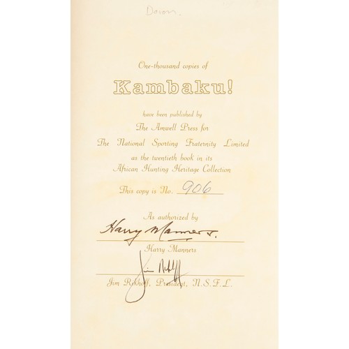 321 - KAMBAKU! (LIMITED EDITION, SIGNED AND INSCRIBED BY AUTHOR)