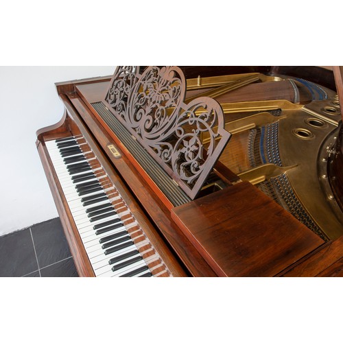 872 - A ROSEWOOD CASED BLUTHNER GRAND PIANO1897