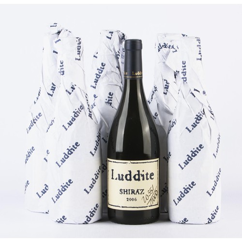 1430 - SIX BOTTLES OF LUDDITE WINES SHIRAZ