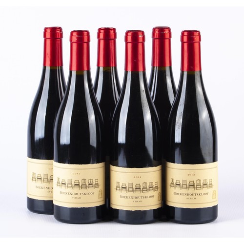 1433 - SIX BOTTLES OF BOEKENHOUTSKLOOF SYRAH