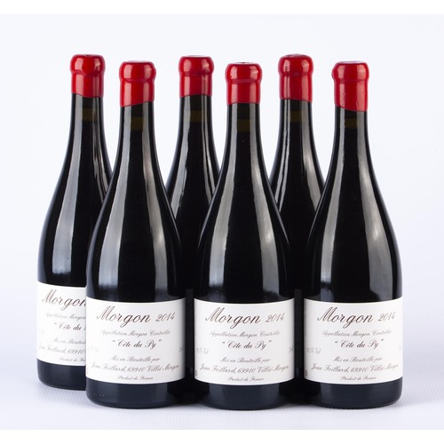 1455 - SIX BOTTLES OF DOMAINE JEAN FOILLARD MORGON CÔTE DU PY