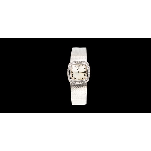 769 - A LADIES MOVADO DIAMOND WRISTWATCH