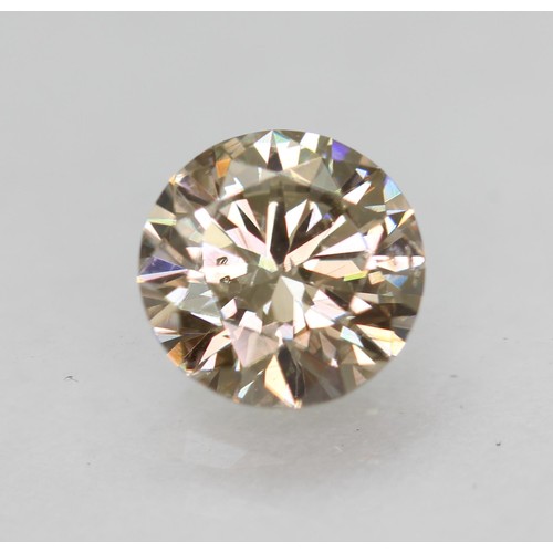 1053 - A ROUND BRILLIANT-CUT DIAMOND 0,66 CARATS