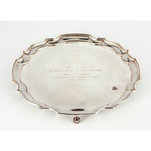 115 - SILVER PRESENTATION DISH