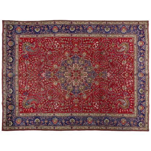 68 - A FINE TABRIZ395 by 310cm