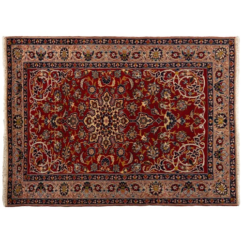 189 - AN ISFAHAN RUG205 by 145cm