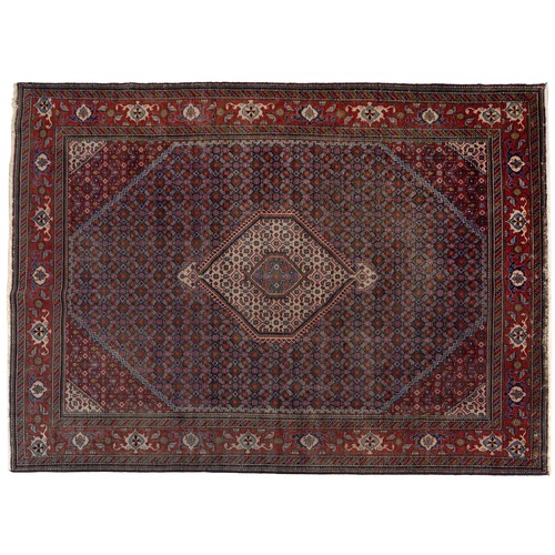 211 - A FINE SENNEH RUG329 by 242cm