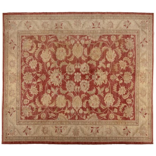 256 - A CHOBI RUG370 by 275cm